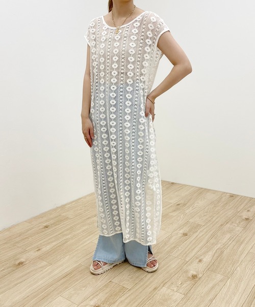 apres jour clair（アプレジュールクレア）の「【apres jour clair】レース2WAYワンピース【ZOZOTOWN限定アイテム】（ワンピース・レディース・ベージュ/アイボリー・X-LARGE/フリー）」の20枚目の写真