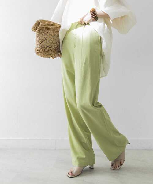 URBAN RESEARCH（アーバンリサーチ）の「カラーワイドストレートパンツ（その他パンツ・レディース・ブルー/グリーン系その他/オレンジ系その他・38/36）」の8枚目の写真