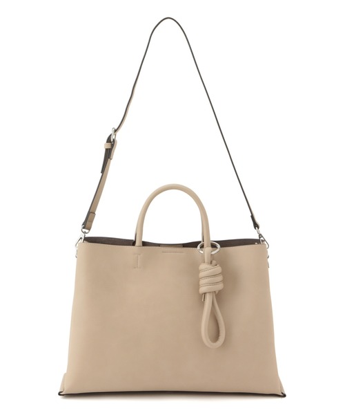 ADAM ET ROPE'(アダムエロペ)の「【WEB限定】〈エコバッグ付き〉3ポケット2WAYショルダーバッグ(ショルダーバッグ・レディース・ブラック/ベージュ/グレー・FREE)」の21枚目の写真
