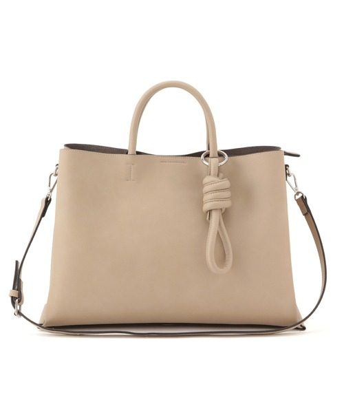ADAM ET ROPE'(アダムエロペ)の「【WEB限定】〈エコバッグ付き〉3ポケット2WAYショルダーバッグ(ショルダーバッグ・レディース・ブラック/ベージュ/グレー・FREE)」の13枚目の写真