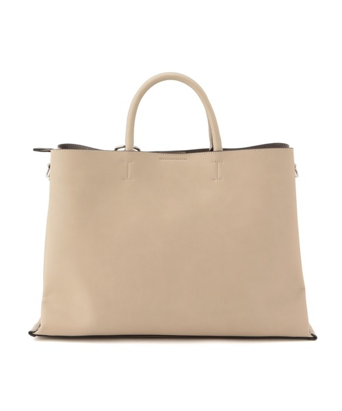 ADAM ET ROPE'(アダムエロペ)の「【WEB限定】〈エコバッグ付き〉3ポケット2WAYショルダーバッグ(ショルダーバッグ・レディース・ブラック/ベージュ/グレー・FREE)」の19枚目の写真