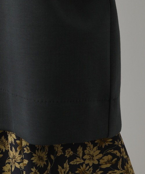 A part by(アパートバイ)の「ボンディングVベスト 218268(ベスト・レディース・チャコールグレー/アイボリー・FREE)」の20枚目の写真