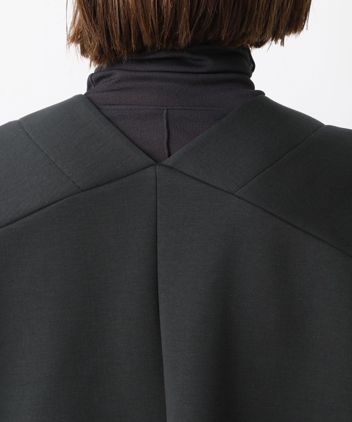 A part by(アパートバイ)の「ボンディングVベスト 218268(ベスト・レディース・チャコールグレー/アイボリー・FREE)」の21枚目の写真