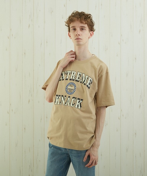 TONE SELECT WEAR(トーンセレクトウェア)の「【TONE BY AS】カレッジプリントTEE(BL)(Tシャツ/カットソー・メンズ・ホワイト/ベージュ/スミクロ・MEDIUM/LARGE)」の17枚目の写真