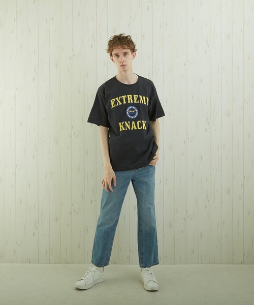 TONE SELECT WEAR(トーンセレクトウェア)の「【TONE BY AS】カレッジプリントTEE(BL)(Tシャツ/カットソー・メンズ・ホワイト/ベージュ/スミクロ・MEDIUM/LARGE)」の12枚目の写真