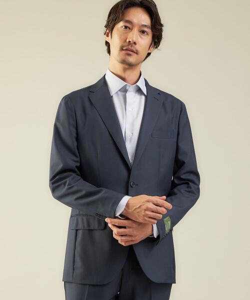 green label relaxing（グリーンレーベルリラクシング）の「＜REDA×green label relaxing＞カルゼ無地 2B RG スーツジャケット（スーツジャケット・メンズ・ロイヤルブルー/ダークブラウン・46/44/50/52/48/42）」の2枚目の写真