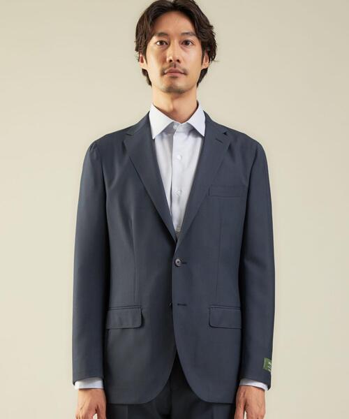 green label relaxing（グリーンレーベルリラクシング）の「＜REDA×green label relaxing＞カルゼ無地 2B RG スーツジャケット（スーツジャケット・メンズ・ロイヤルブルー/ダークブラウン・46/44/50/52/48/42）」の10枚目の写真