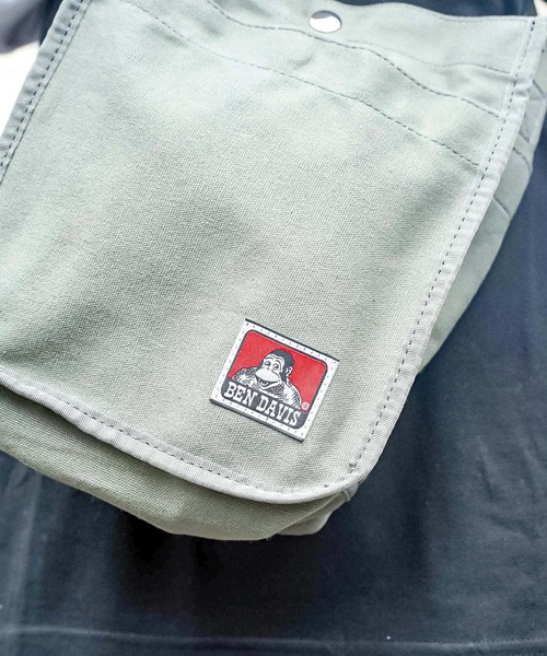 BEN DAVIS（ベンデイビス）の「【BEN DAVIS／ベンデイビス】ミニキャンバスショルダーバッグ BDW-9377（ショルダーバッグ・メンズ・ホワイト/ブラウン/ブラック/カーキ・FREE）」の11枚目の写真