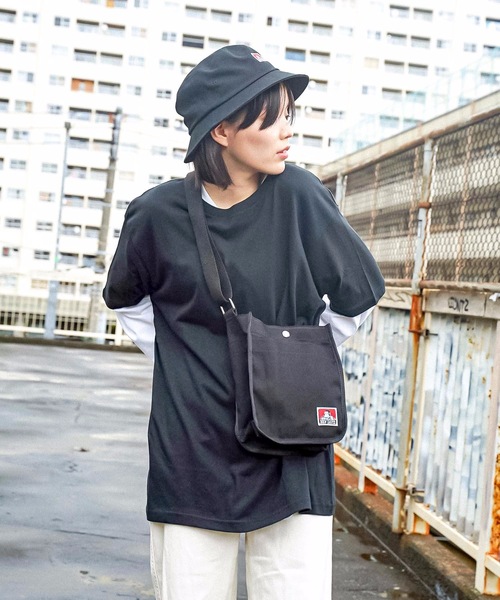 BEN DAVIS（ベンデイビス）の「【BEN DAVIS／ベンデイビス】ミニキャンバスショルダーバッグ BDW-9377（ショルダーバッグ・メンズ・ホワイト/ブラウン/ブラック/カーキ・FREE）」の22枚目の写真