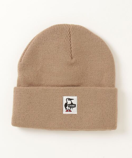 CHUMS（チャムス）の「【CHUMS】Kid's Knit Cap（ニットキャップ/ビーニー・キッズ・ブラック/ネイビー/レッド/サンドベージュ/ヘザーグレー/パープル・FREE）」の4枚目の写真
