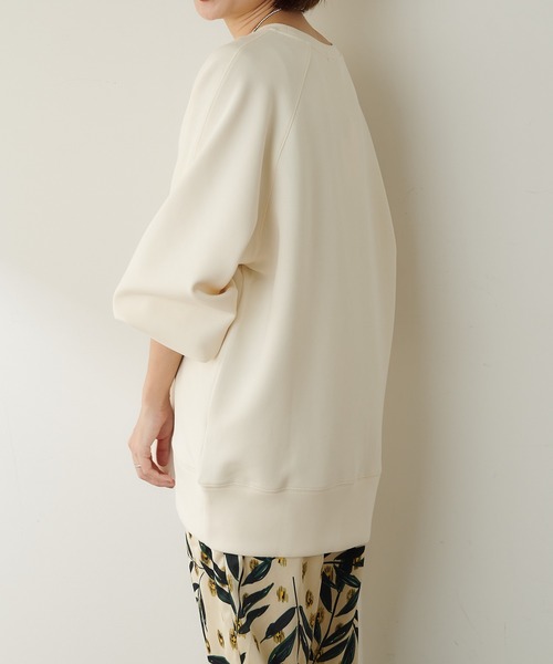 SHENERY（シーナリー）の「ダンボールスウェットプルオーバー（Tシャツ/カットソー・レディース・オレンジ/ブラック/オフホワイト・FREE）」の7枚目の写真