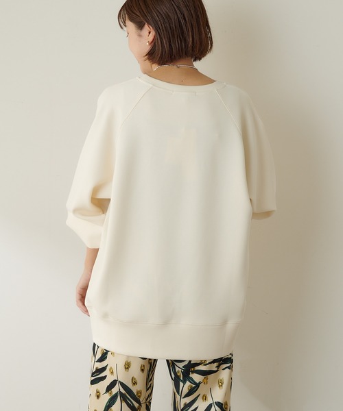 SHENERY（シーナリー）の「ダンボールスウェットプルオーバー（Tシャツ/カットソー・レディース・オレンジ/ブラック/オフホワイト・FREE）」の8枚目の写真