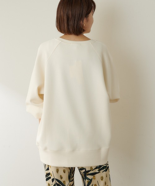 SHENERY（シーナリー）の「ダンボールスウェットプルオーバー（Tシャツ/カットソー・レディース・オレンジ/ブラック/オフホワイト・FREE）」の9枚目の写真