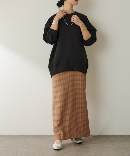 SHENERY（シーナリー）の「ダンボールスウェットプルオーバー（Tシャツ/カットソー・レディース・オレンジ/ブラック/オフホワイト・FREE）」の21枚目の写真