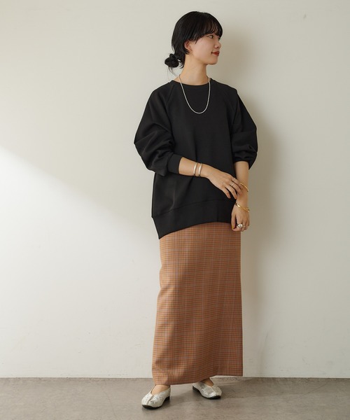 SHENERY（シーナリー）の「ダンボールスウェットプルオーバー（Tシャツ/カットソー・レディース・オレンジ/ブラック/オフホワイト・FREE）」の22枚目の写真