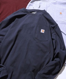 carhartt/カーハート LOOSE FIT Workwear Pocket Long-Sleeve T-Shirts ビッグシルエット 無地 ワンポイント ポケットロンT