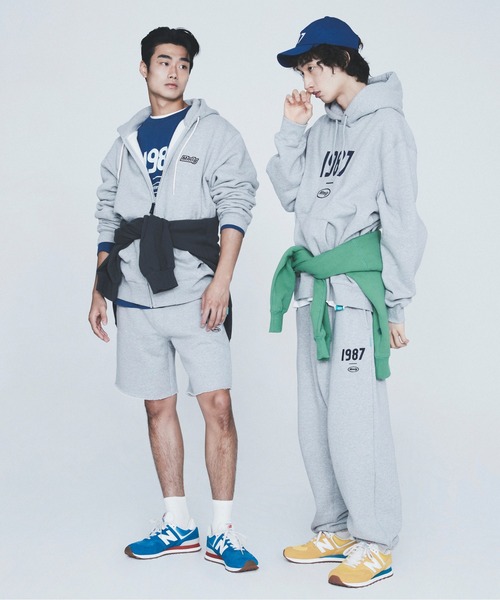 87mm（87mm）の「【87MM / Mmlg】1987 MMLG HOOD / パルチムエムエム MMLG 1987 ロゴ フーディー / セットアップ対応（パーカー・レディース・ナチュラル/ブラウン/グリーン/ネイビー/グレー/ブラック・SMALL/MEDIUM/LARGE）」の7枚目の写真