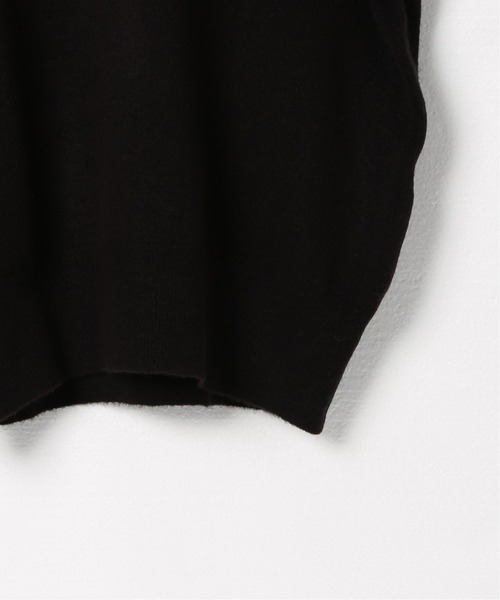 ROCKET x LUNCH（ロケットアンドランチ）の「【ROCKET × LUNCH/ロケット ランチ】 KEY HOLE NECK COLLAR KNIT（ニット/セーター・レディース・ブラック/ブラウン・SMALL）」の9枚目の写真