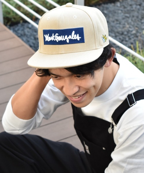 Mark Gonzales(マーク・ゴンザレス)の「<Mark Gonzales/マークゴンザレス >フラットキャップ(キャップ・メンズ・グレー/ベージュ/ブラック・1)」の3枚目の写真