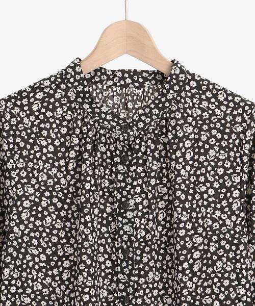 le.coeur blanc（ルクールブラン）の「フラワーレオパードギャザーワンピース（ワンピース・レディース・ブルー系その他4/グレー系その他4・38）」の19枚目の写真