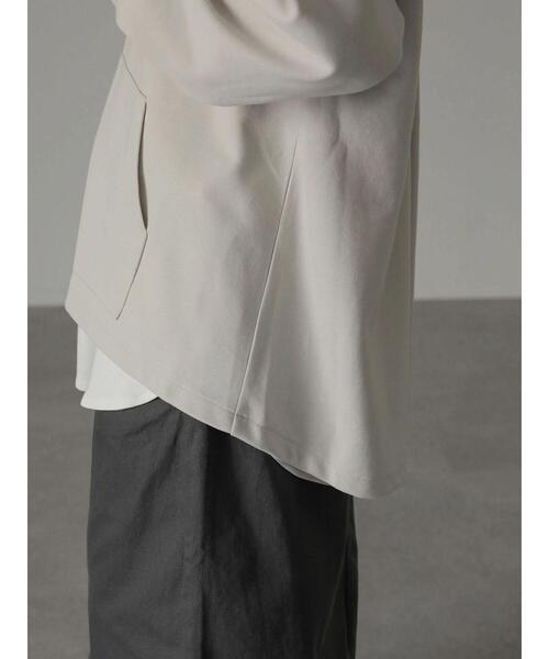 AMERICAN HOLIC（アメリカンホリック）の「ハーフZIPフーディーポンチプルオーバー（Tシャツ/カットソー・レディース・ライトグレー/ダークネイビー・M/L）」の13枚目の写真