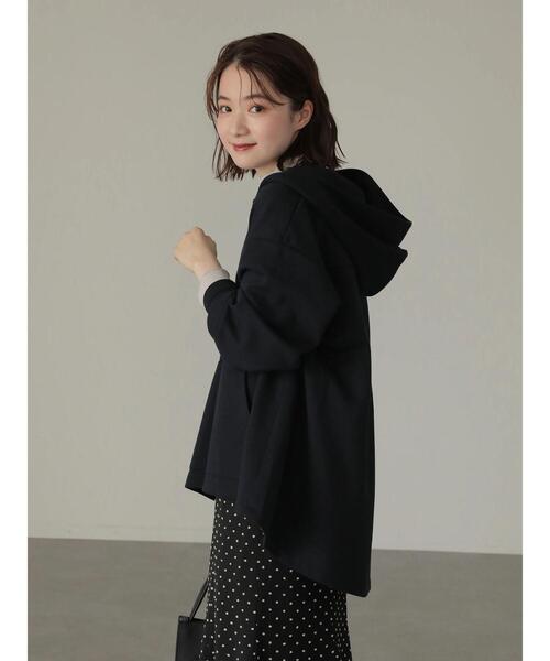 AMERICAN HOLIC（アメリカンホリック）の「ハーフZIPフーディーポンチプルオーバー（Tシャツ/カットソー・レディース・ライトグレー/ダークネイビー・M/L）」の18枚目の写真