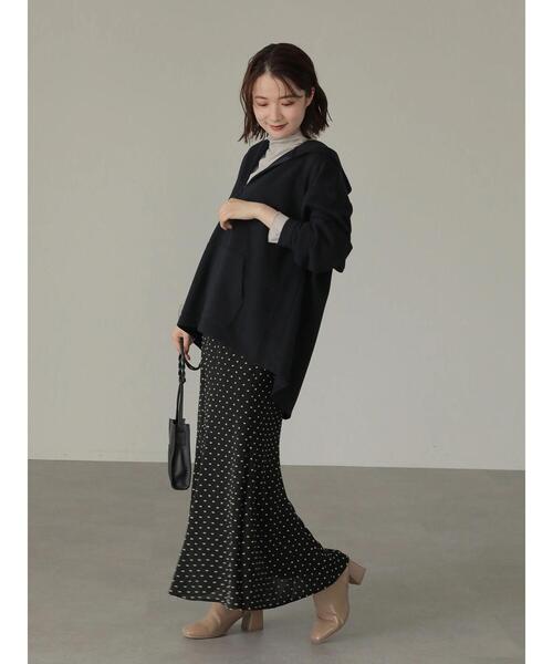 AMERICAN HOLIC（アメリカンホリック）の「ハーフZIPフーディーポンチプルオーバー（Tシャツ/カットソー・レディース・ライトグレー/ダークネイビー・M/L）」の20枚目の写真