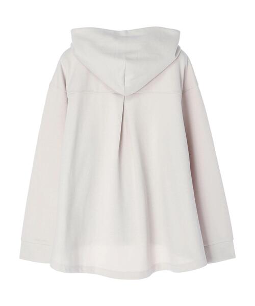 AMERICAN HOLIC（アメリカンホリック）の「ハーフZIPフーディーポンチプルオーバー（Tシャツ/カットソー・レディース・ライトグレー/ダークネイビー・M/L）」の21枚目の写真