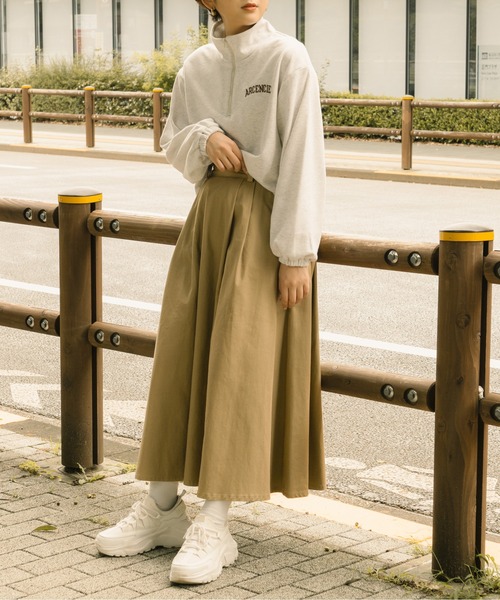 Ambre Neige(アンブルネージュ)の「ロゴハーフジップスウェット/【WEB/EC限定商品】(スウェット・レディース・ライトグレー/アイボリー・FREE)」の16枚目の写真