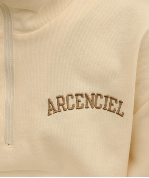 Ambre Neige(アンブルネージュ)の「ロゴハーフジップスウェット/【WEB/EC限定商品】(スウェット・レディース・ライトグレー/アイボリー・FREE)」の15枚目の写真