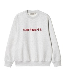 Carhartt WIP/カーハートダブリューアイピー スウェットシャツ ビッグシルエット 刺繍ロゴ I030229