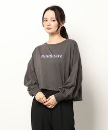 earth music&ecology | Ruminateショート長袖プルオーバー ＊(Tシャツ/カットソー)