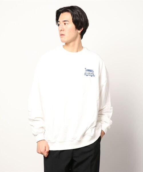 Surf Day's(サーフデイズ)の「【ムラサキスポーツ別注】ZOZOTOWN限定アイテム Surf Day's/サーフデイズ ビッグシルエット バックプリントスウェット 214SF1TR065MU(スウェット・メンズ・ブラック/グレー/グリーン/ホワイト・M/L)」の8枚目の写真