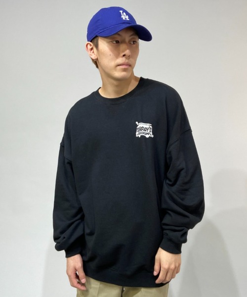 Surf Day's(サーフデイズ)の「【ムラサキスポーツ別注】ZOZOTOWN限定アイテム Surf Day's/サーフデイズ ビッグシルエット バックプリントスウェット 214SF1TR065MU(スウェット・メンズ・ブラック/グレー/グリーン/ホワイト・M/L)」の22枚目の写真