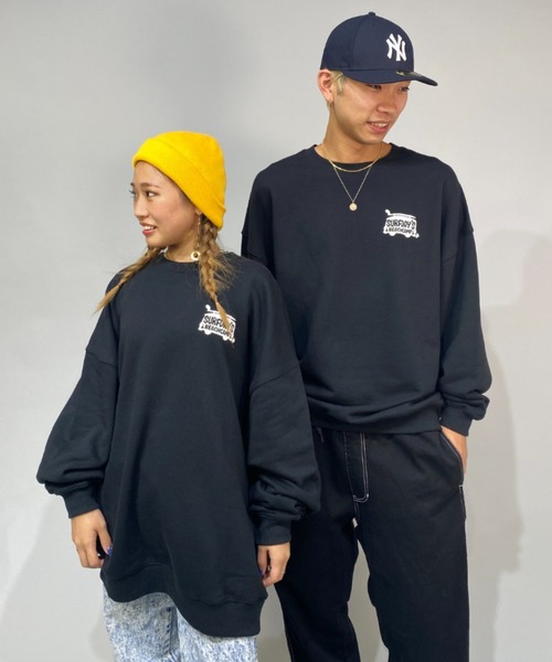 Surf Day's(サーフデイズ)の「【ムラサキスポーツ別注】ZOZOTOWN限定アイテム Surf Day's/サーフデイズ ビッグシルエット バックプリントスウェット 214SF1TR065MU(スウェット・メンズ・ブラック/グレー/グリーン/ホワイト・M/L)」の18枚目の写真