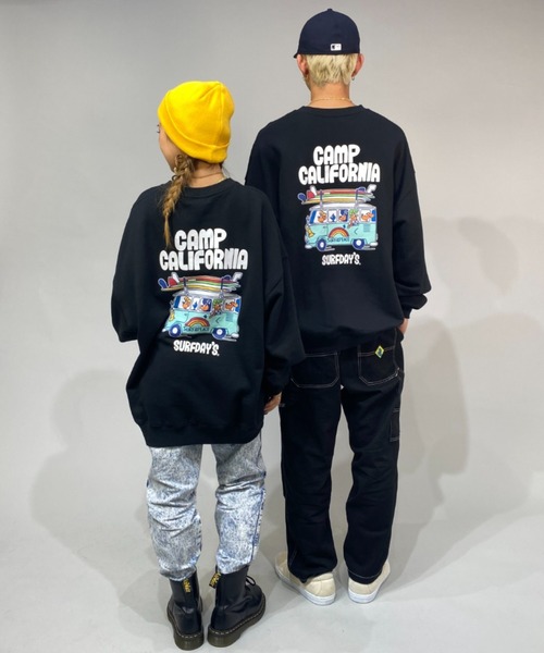Surf Day's(サーフデイズ)の「【ムラサキスポーツ別注】ZOZOTOWN限定アイテム Surf Day's/サーフデイズ ビッグシルエット バックプリントスウェット 214SF1TR065MU(スウェット・メンズ・ブラック/グレー/グリーン/ホワイト・M/L)」の21枚目の写真
