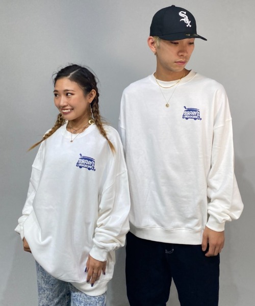 Surf Day's(サーフデイズ)の「【ムラサキスポーツ別注】ZOZOTOWN限定アイテム Surf Day's/サーフデイズ ビッグシルエット バックプリントスウェット 214SF1TR065MU(スウェット・メンズ・ブラック/グレー/グリーン/ホワイト・M/L)」の9枚目の写真