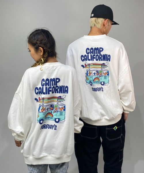 Surf Day's(サーフデイズ)の「【ムラサキスポーツ別注】ZOZOTOWN限定アイテム Surf Day's/サーフデイズ ビッグシルエット バックプリントスウェット 214SF1TR065MU(スウェット・メンズ・ブラック/グレー/グリーン/ホワイト・M/L)」の11枚目の写真