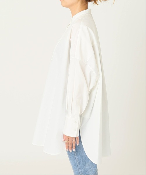 JOURNAL STANDARD（ジャーナルスタンダード）の「フロントブザムポンチョシャツ◆2（シャツ/ブラウス・レディース・サックスブルー/ホワイト/ブルー・FREE）」の9枚目の写真