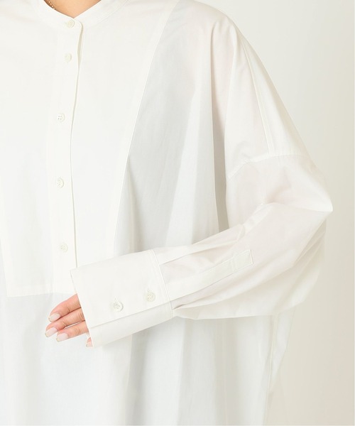 JOURNAL STANDARD（ジャーナルスタンダード）の「フロントブザムポンチョシャツ◆2（シャツ/ブラウス・レディース・サックスブルー/ホワイト/ブルー・FREE）」の5枚目の写真