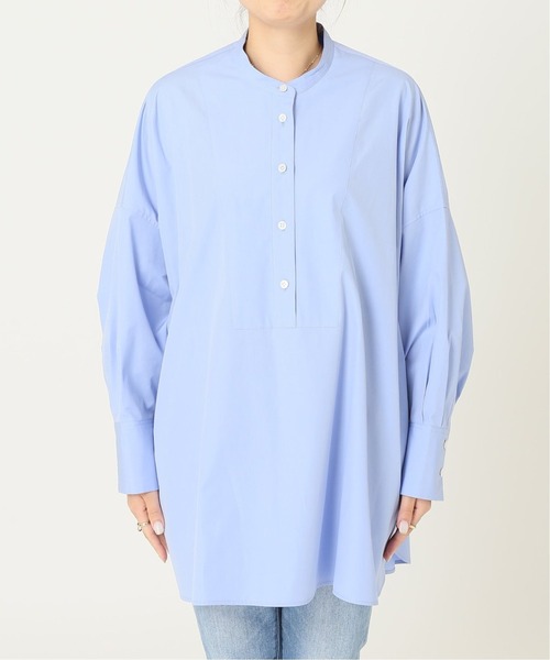 JOURNAL STANDARD（ジャーナルスタンダード）の「フロントブザムポンチョシャツ◆2（シャツ/ブラウス・レディース・サックスブルー/ホワイト/ブルー・FREE）」の17枚目の写真