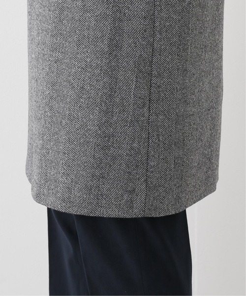 EDIFICE(エディフィス)の「LOROPIANA ダブルブレスト チェスターコート(チェスターコート・メンズ・ネイビー/ブラウン・44/46)」の7枚目の写真