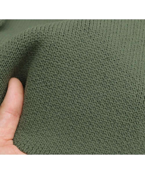 reca（レカ）の「ドルマンニットカーディガン（カーディガン/ボレロ・レディース・テラコッタ/グリーン/アイボリー・M）」の11枚目の写真