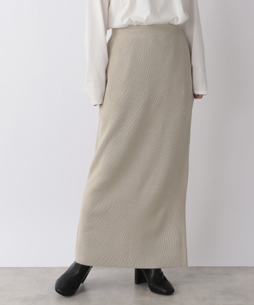 LOWRYS FARM（ローリーズファーム）の「リブキリカエセットアップ　238785（ワンピース・レディース・アイボリー/ブラック/ブラウン/ブルー・FREE）」の9枚目の写真