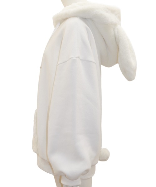 激レア♡即完売フードパーカー SECRET Secret Honey（シークレットハニー）の「ファーうさ耳フード裏起毛