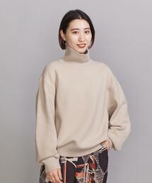 BEAUTY&YOUTH UNITED ARROWS | BY HAMILTON WOOL MIX ワイドタートルネック ニット(ニット/セーター)