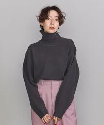 BEAUTY&YOUTH UNITED ARROWS | BY HAMILTON WOOL MIX ワイドタートルネック ニット(ニット/セーター)