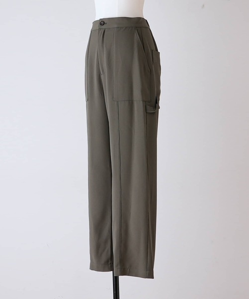 BEARDSLEY（ビアズリー）の「トロミベイカーパンツ（その他パンツ・レディース・カーキ/ブラック・FREE）」の4枚目の写真