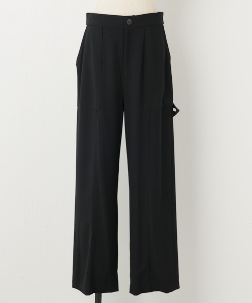 BEARDSLEY（ビアズリー）の「トロミベイカーパンツ（その他パンツ・レディース・カーキ/ブラック・FREE）」の11枚目の写真