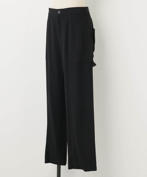 BEARDSLEY（ビアズリー）の「トロミベイカーパンツ（その他パンツ・レディース・カーキ/ブラック・FREE）」の10枚目の写真